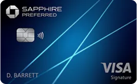 美国旅行神卡推荐:大通银行 Chase Sapphire Preferred (CSP) 信用卡卡面