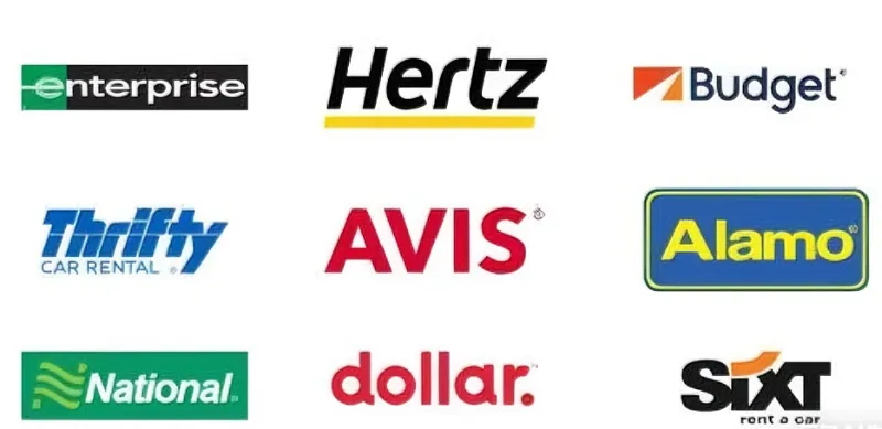 美国机场大型租车中心 (Rental Car Center) Hertz、Avis 与 Enterprise