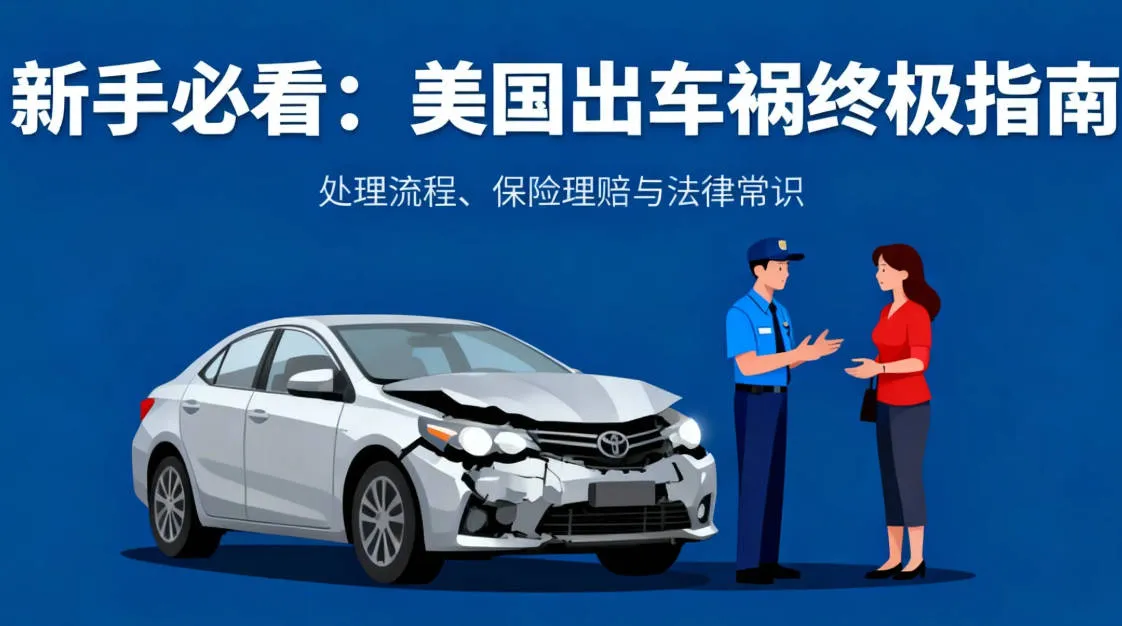 2026美国车祸处理全攻略：现场流程、理赔避坑与千万别说Sorry