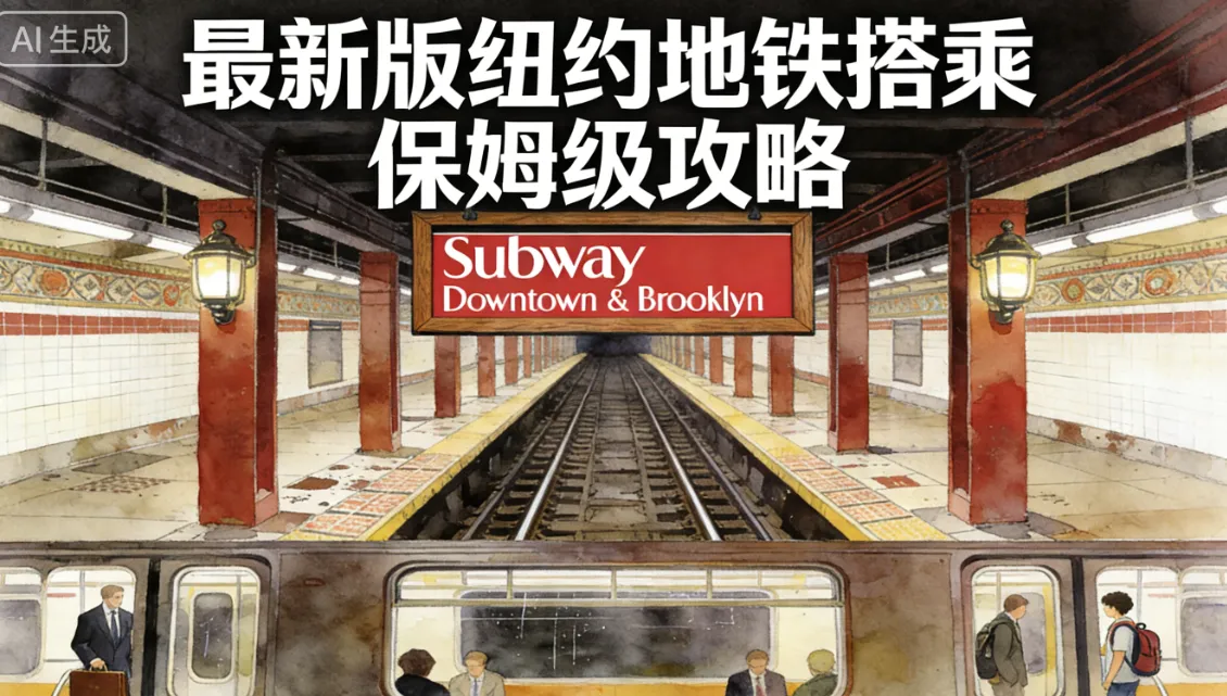 2026纽约地铁保姆级攻略：OMNY刷卡、快慢车怎么分与防坑指南