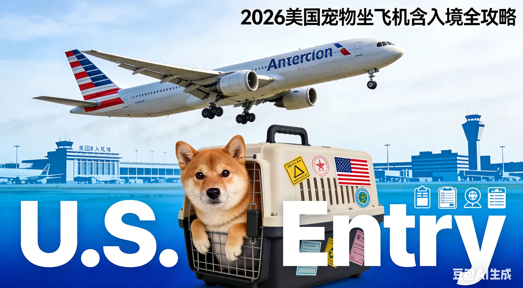 2026带宠物飞美国全攻略：CDC最新入境新规、航司托运与客舱(In-Cabin)避坑指南