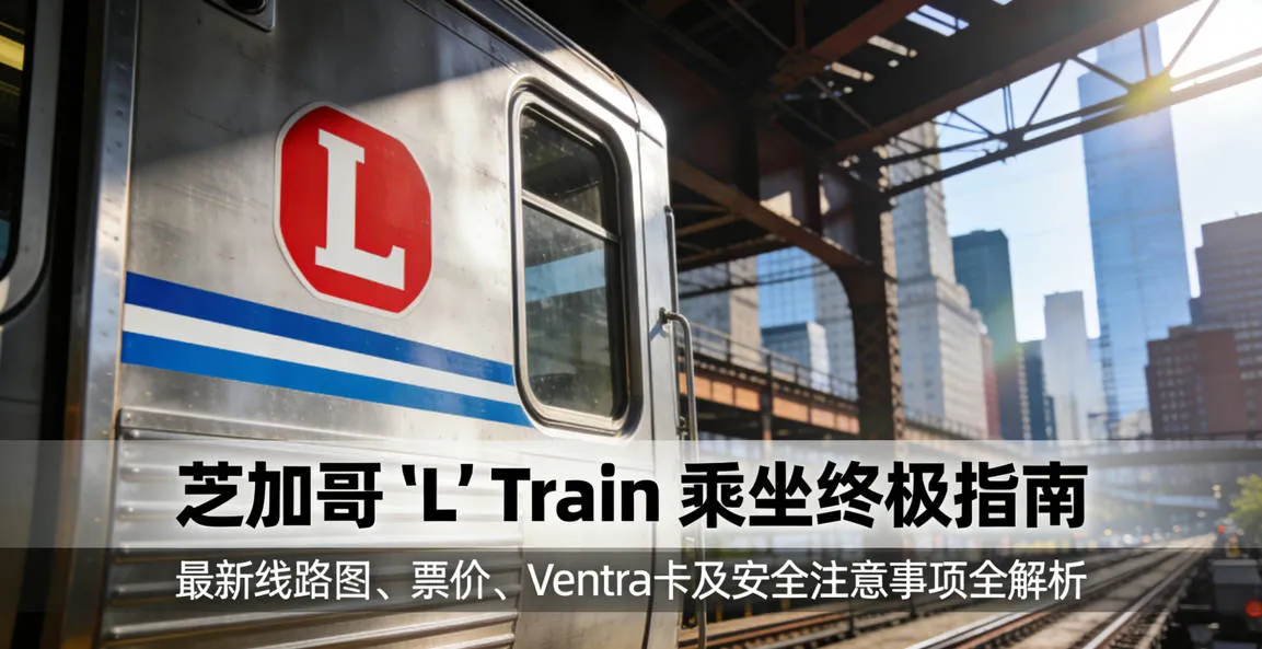 2026芝加哥地铁 L Train 全攻略：Ventra卡手机刷卡、机场交通与安全防坑指南