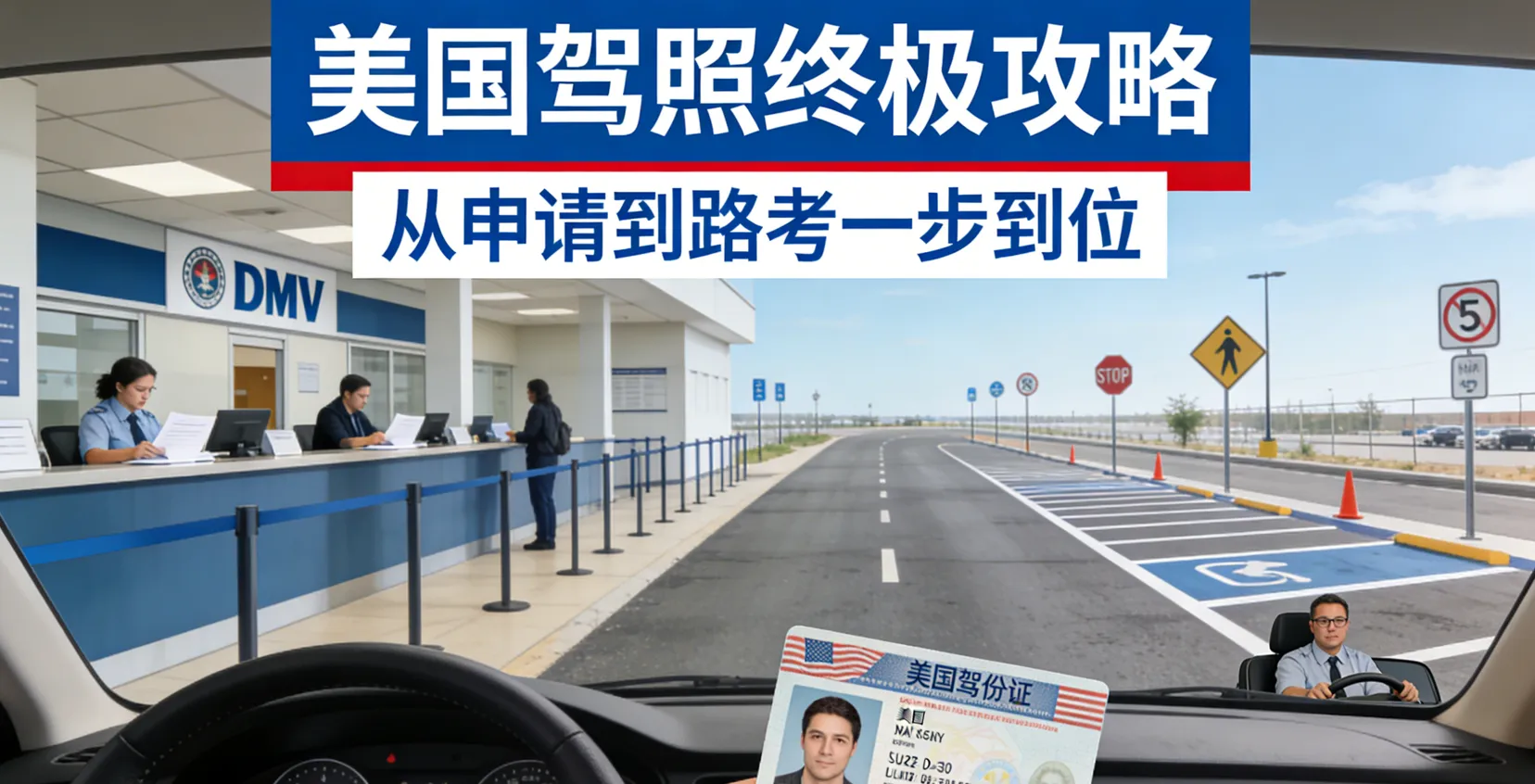 2026美国考驾照全攻略：留学生无SSN通关秘籍与DMV路考避坑指南
