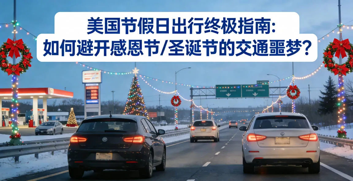 2026美国节假日出行全攻略：避开感恩节/圣诞节堵车与机场延误噩梦