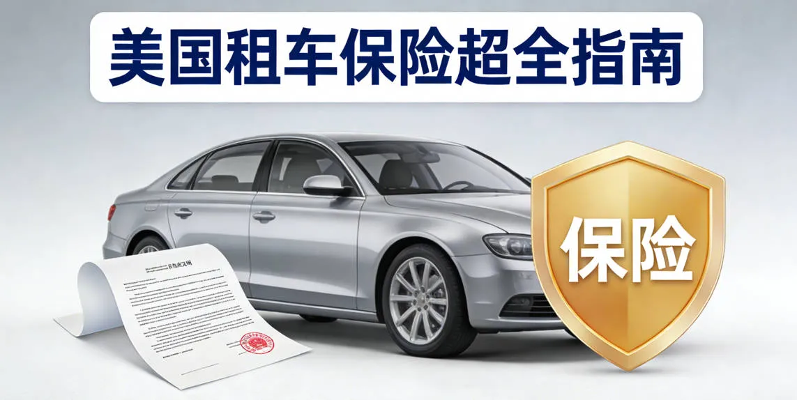 2026美国租车保险全攻略:LDW/CDW/SLI怎么买?(附信用卡省钱绝招)