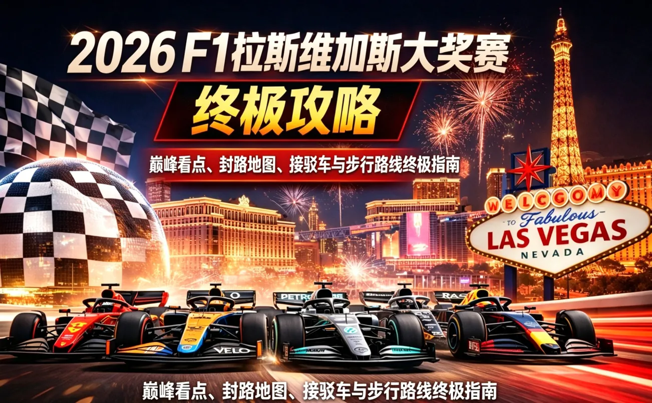 2026 F1拉斯维加斯大奖赛攻略：门票选座、封路交通与住宿指南 (Las Vegas Grand Prix)