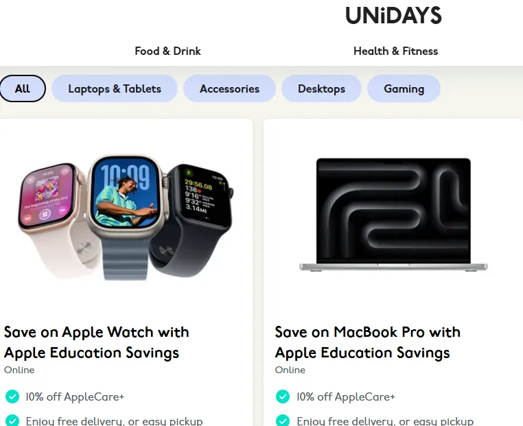 留学生通过 UNiDAYS 验证教育身份获取 Apple 教育商店 (Education Store) 电脑与 iPad 专属折扣
