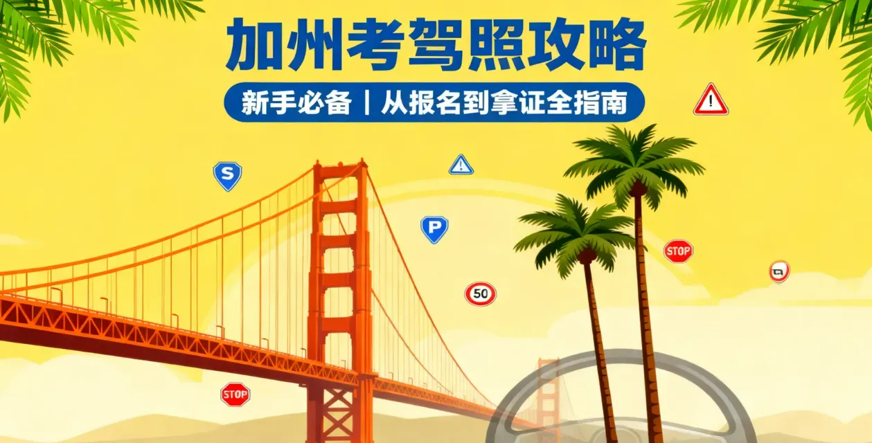 2026加州考驾照 (DMV) 全攻略：笔试中文题库、无SSN申请与路考避坑指南